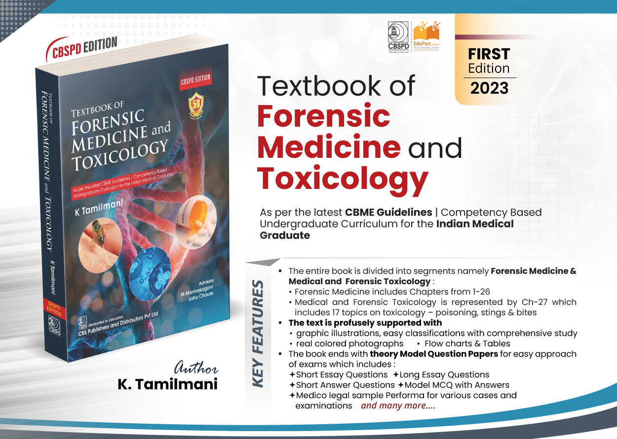 Textbook of Forensic Medicine and Toxicology by TamilMani